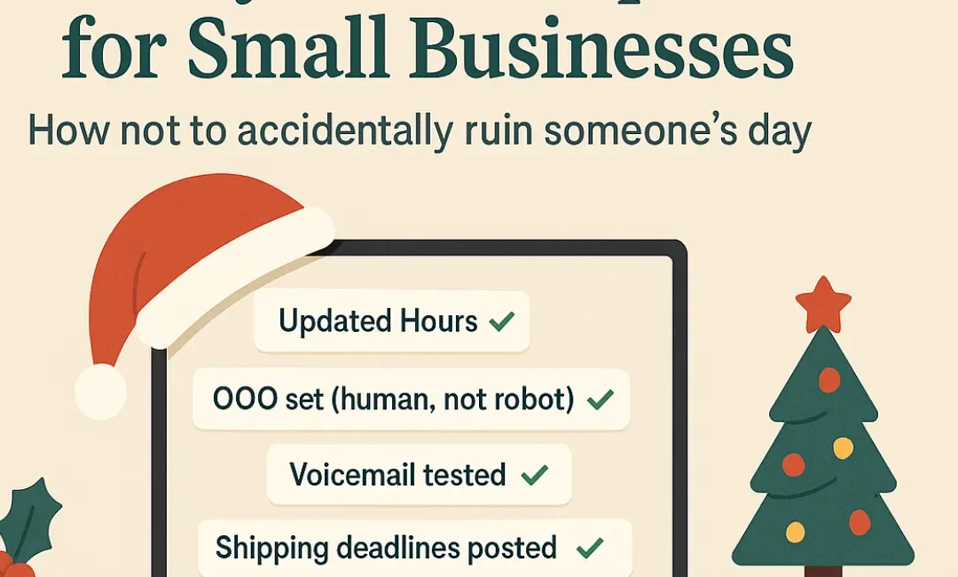 Holiday Tech Etiquette For Small Businesses (Or: How Not To Accidentally Ruin Someone’s Day)